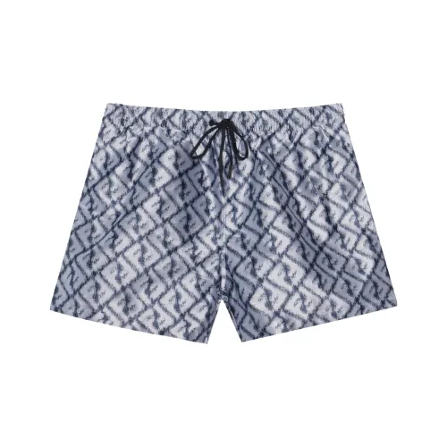 FENDI Blue Men's Casual Shorts FENDI Синий Мужские Повседневные Шорты