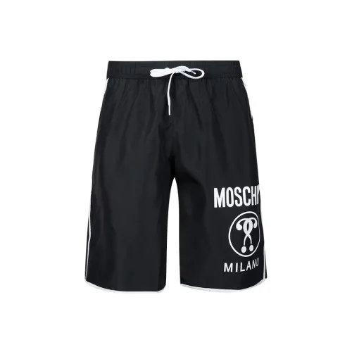 MOSCHINO Черные Мужские Повседневные Шорты