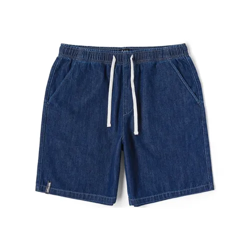 Lee Medium Dark Blue Men's Denim Shorts Ли Средне-темно-синие мужские джинсовые шорты