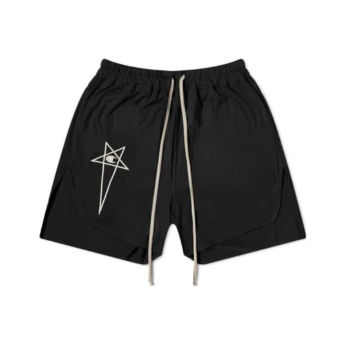 RICK OWENS Черные Мужские Повседневные Шорты