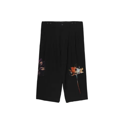 Yohji Yamamoto Pour Homme SS25 Повседневные брюки Мужской Черный