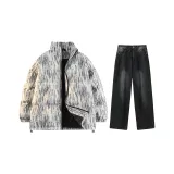 Комплект одежды (Черный топ + Черно-серые штаны)