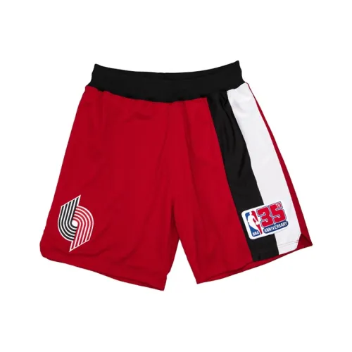 MITCHELL NESS Баскетбольные шорты Мужские Красные