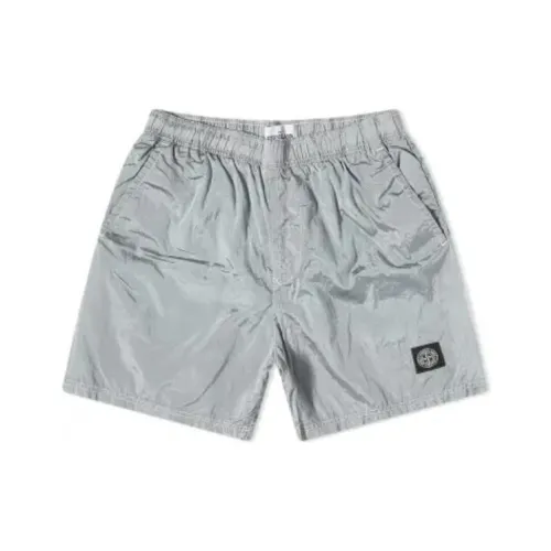 Stone Island Серые Мужские Повседневные Шорты