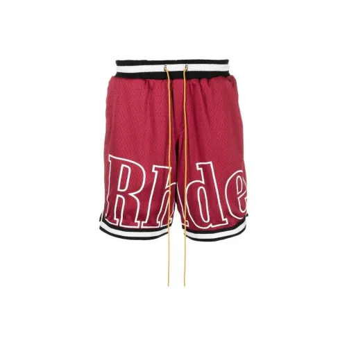 RHUDE Red Men's Casual Shorts RHUDE Красные Мужские Повседневные Шорты
