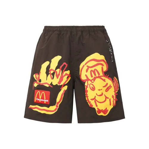 Travis Scott Повседневные шорты Унисекс Коричневый