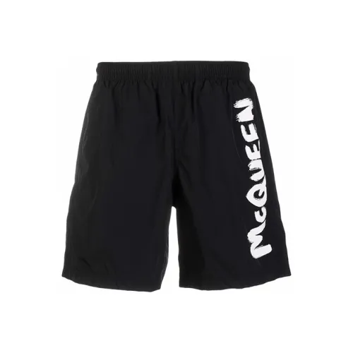 Alexander McQueen SS21 Пляжные шорты Мужские Черные