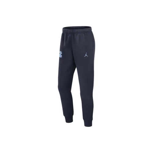 Джордан Северная Каролина Tar Heels Sideline Team Issue Клуб Повседневные брюки Мужской Университетский Морской