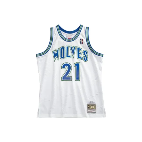 MITCHELL NESS Баскетбольная Джерси Унисекс Белая