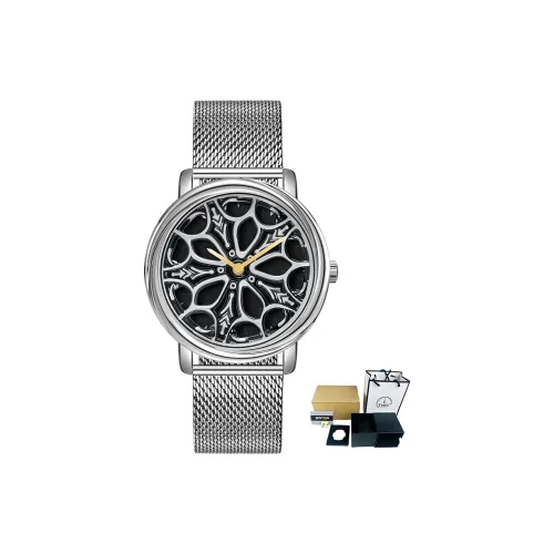 Sanda Wheel Collection Кварцевый механизм Стальной ремешок Часы Мужские Часы с открытым механизмом