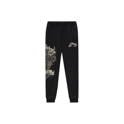 Ed Hardy Черные Мужские Повседневные Штаны