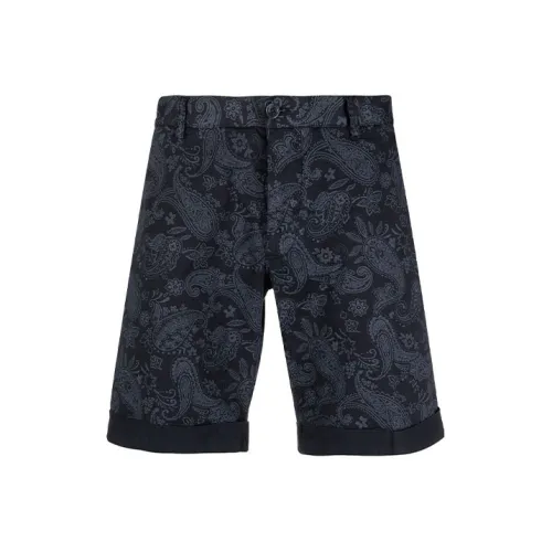 ETRO Midnight Blue Мужские Повседневные Шорты