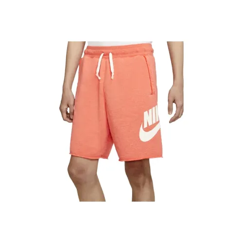 Nike Трава Peel Апельсин Мужские спортивные шорты