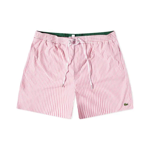 Шорты Casual Мужские Розовые в сотрудничестве с LACOSTE
