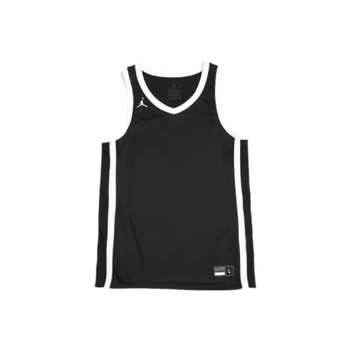 Джордан Dri Fit Черно-белая панда Мужская баскетбольная футболка