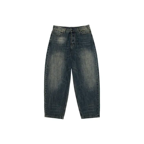 URBAN STANDARD Джинсы Мужские Выстиранные Синий
