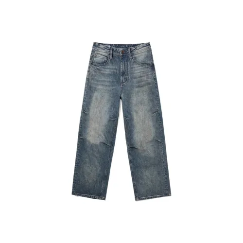 ABLE JEANS Желтый Грязь Синий Мужские Джинсы