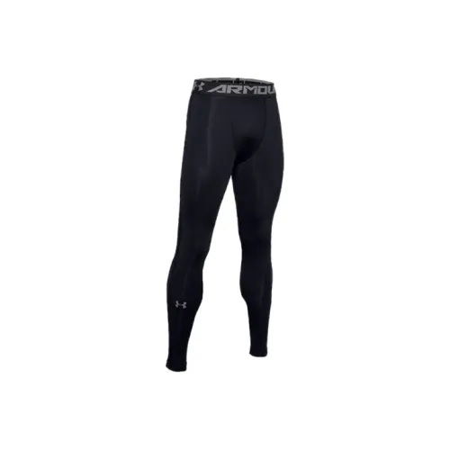Under Armour HeatGear Мужские Спортивные Брюки Черные