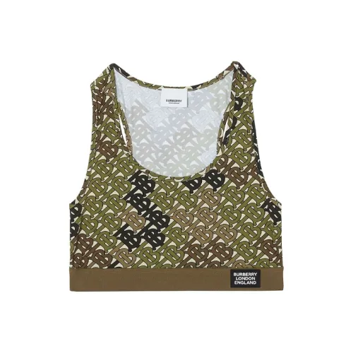 Burberry Майка Женская Армейский Зеленый