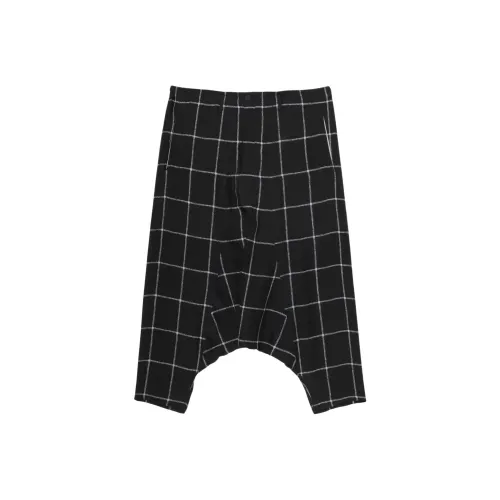 Yohji Yamamoto Pour Homme SS25 Повседневные брюки Мужской Черный