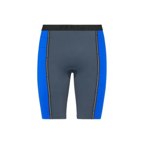 FENDI Blue Men's Casual Shorts FENDI Синий Мужские Повседневные Шорты