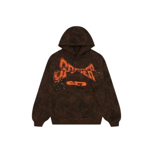 Sp5der SS25 Толстовка Мужской Коричневый