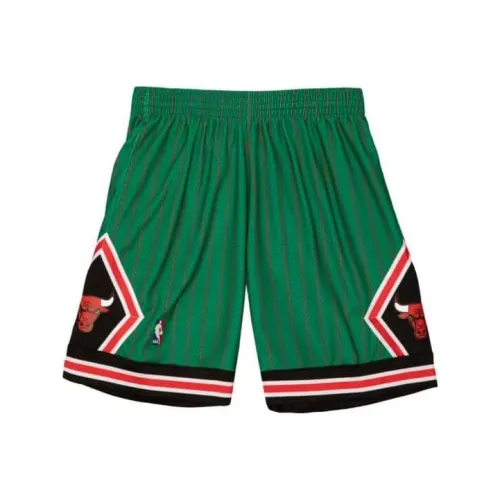 Mitchell Ness Зеленые Мужские Повседневные Шорты