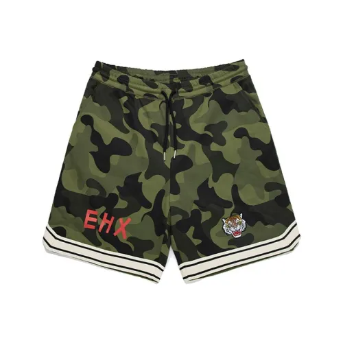 ED HARDY X Армейский зеленый Унисекс Повседневные шорты