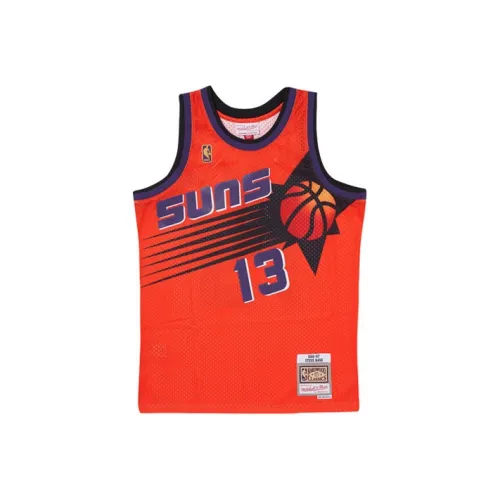 Mitchell Ness Красный Мужская баскетбольная футболка