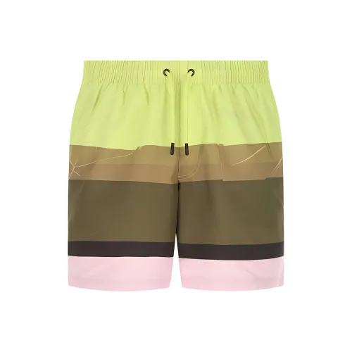 DRIES VAN NOTEN Желтые Мужские Повседневные Шорты