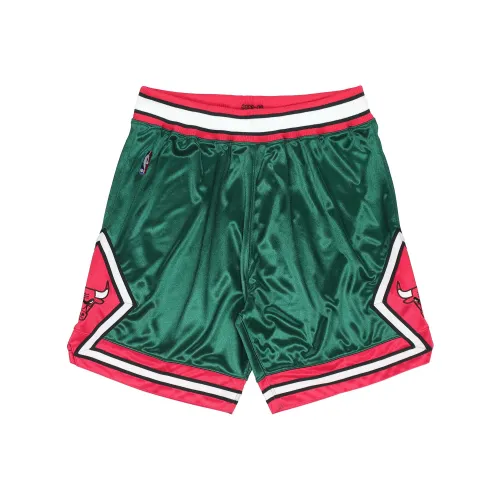 MITCHELL NESS Баскетбольные шорты Мужские Зеленые