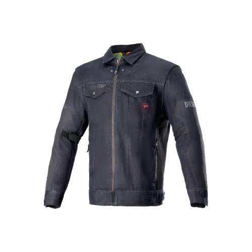 Alpinestars Джинсовый Синий Черный Унисекс Гоночные костюмы Мотоциклетные костюмы