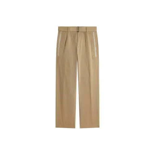 DRIES VAN NOTEN Песочно-бежевые Мужские Повседневные Штаны
