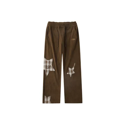 LAMLICKA Повседневные брюки Унисекс Кофе