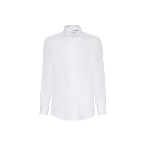 BRUNELLO CUCINELLI FW24 Рубашка Мужская Белая