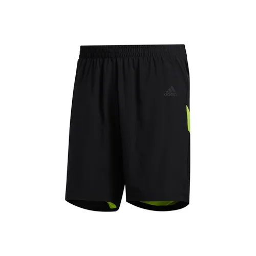 Adidas Черный Зеленый Мужские Спортивные Шорты