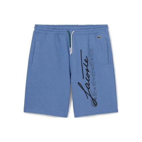 Шорты Casual Мужские Синие в сотрудничестве с LACOSTE