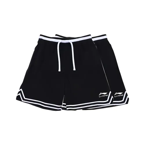 LINING 2 пачки черные мужские повседневные шорты