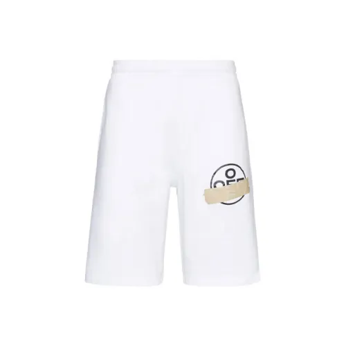 OFF Белый FW21 Белый Мужские спортивные шорты