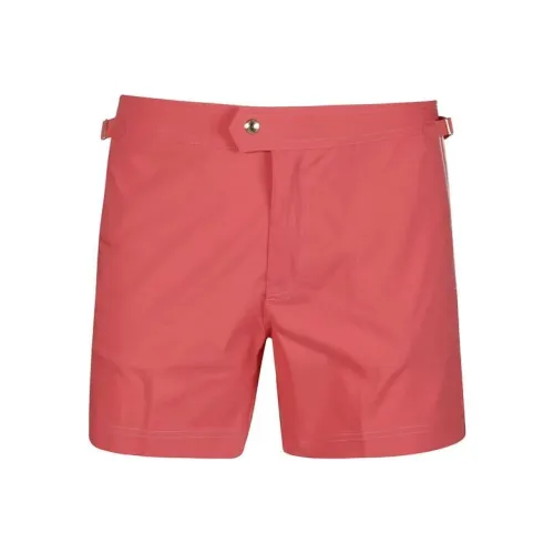 TOM FORD Red Men's Casual Shorts TOM FORD Красные Мужские Повседневные Шорты