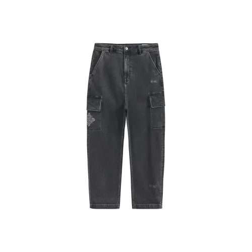 ONIARAI Джинсы Мужские Деним Черный Серый