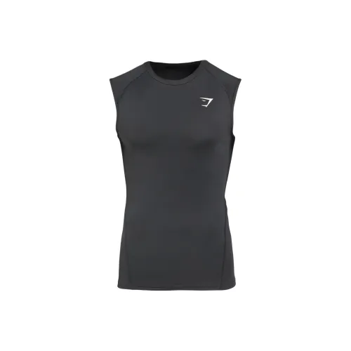 GYMSHARK Мужские черные майки