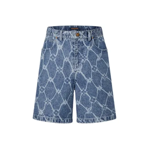 LOUIS VUITTON SS24 Джинсовые шорты Мужской Синий
