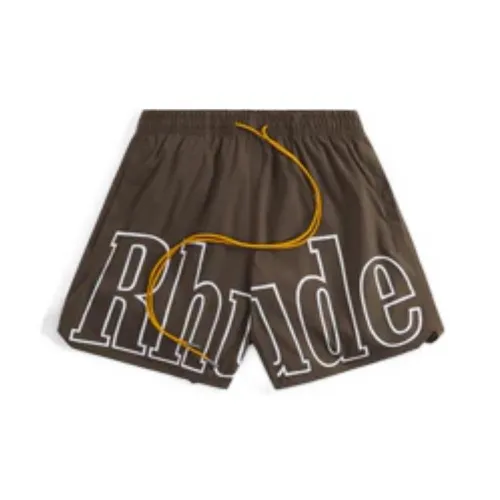 RHUDE Коричневые Мужские Повседневные Шорты