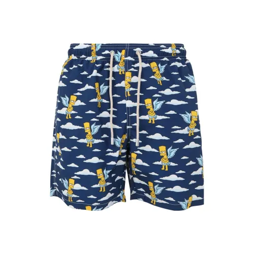 MC2 SAINT BARTHELEMY Пляжные шорты Мужские Синие