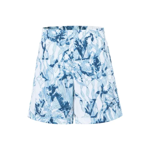 LOUIS VUITTON Повседневные шорты Мужские Синие