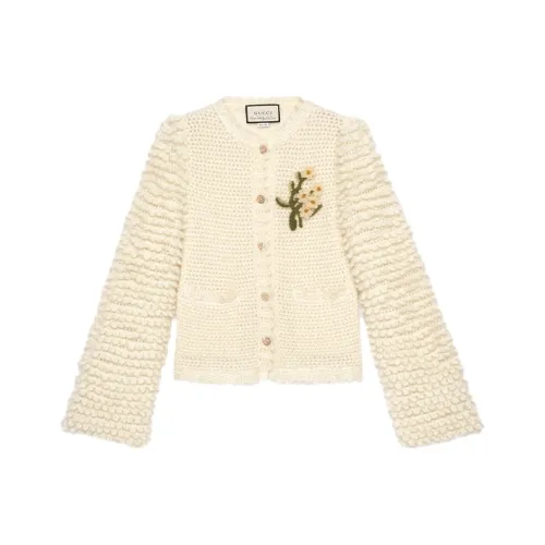 GUCCI CROP TOP Женские цвет Слоновая кость