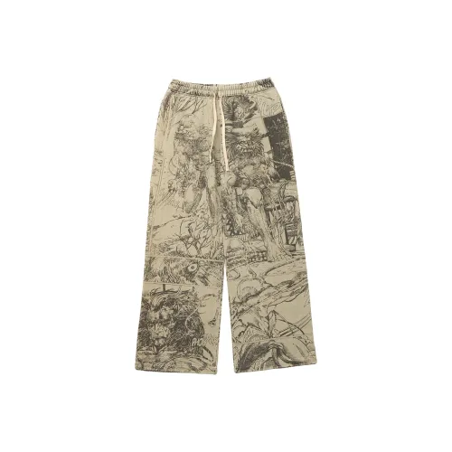 VESSEL x MARVEL FW23 Повседневные брюки Унисекс Хаки