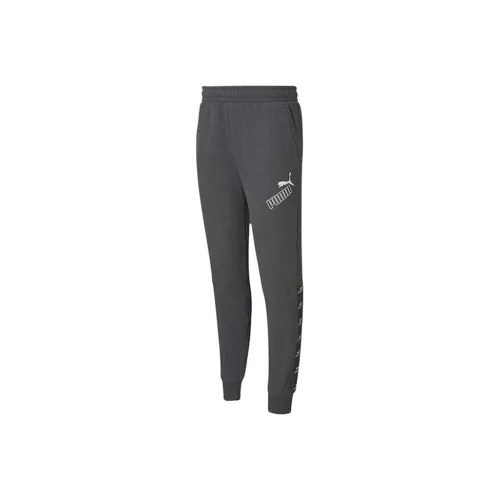 PUMA Черный Серый Цвет Мужские Спортивные Брюки