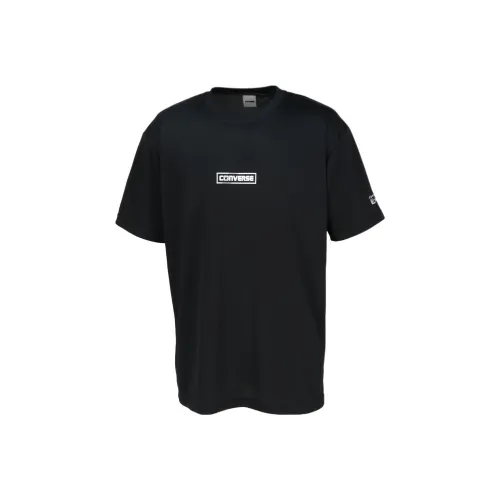 Конверс All Star T-Shirt Унисекс Черный Белый